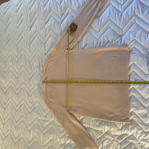 Everlane 100% Cashmere Crewneck Sweater, Light Pink, Large - Picture 5 of 6